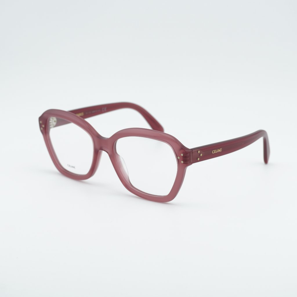 Celine Cl50100i 081 Eyeglasses Milky Violet 54mm Geometric Frame